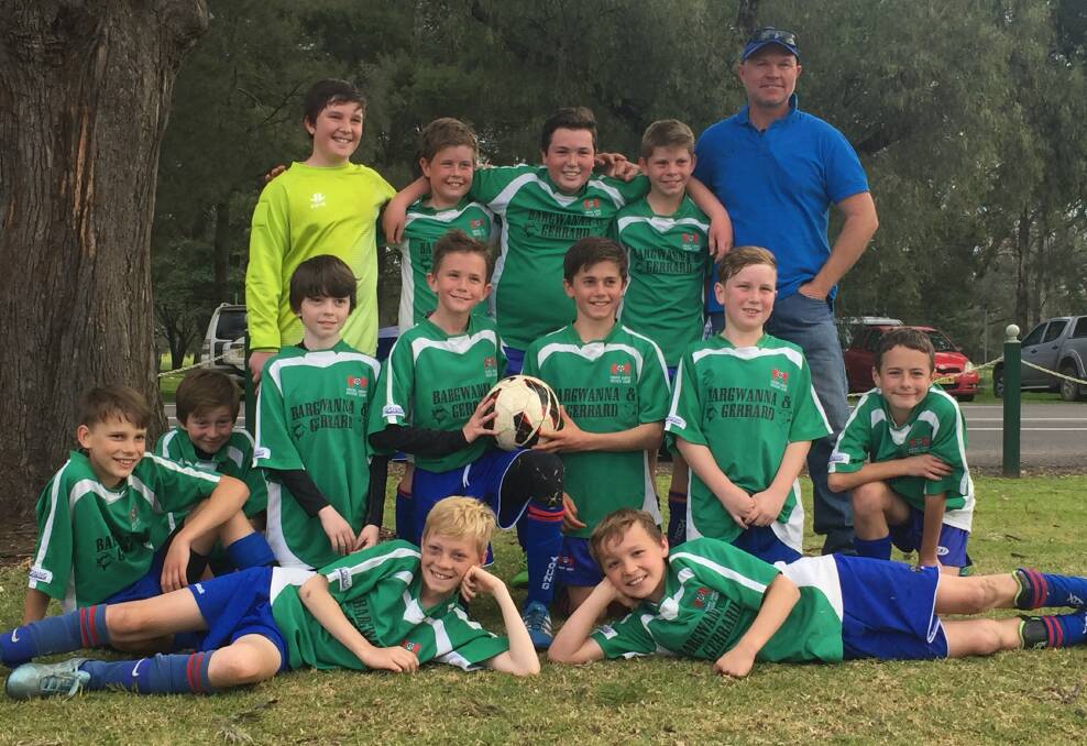 Young's Under 12s socce team.