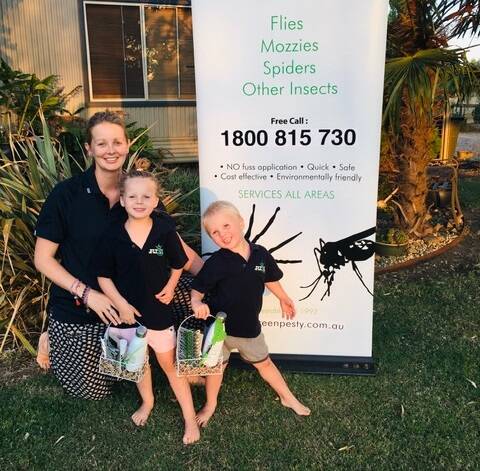 RUNS IN THE FAMILY: Green Pesty, a wonderful family run pest control business, is in safe hands with the future generation all hands on. Photo: Supplied